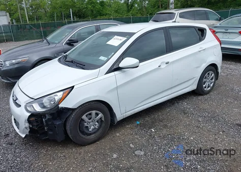 2014 Hyundai Accent Gs from USA, damaged, VIN KMHCT5AEXEU196682
